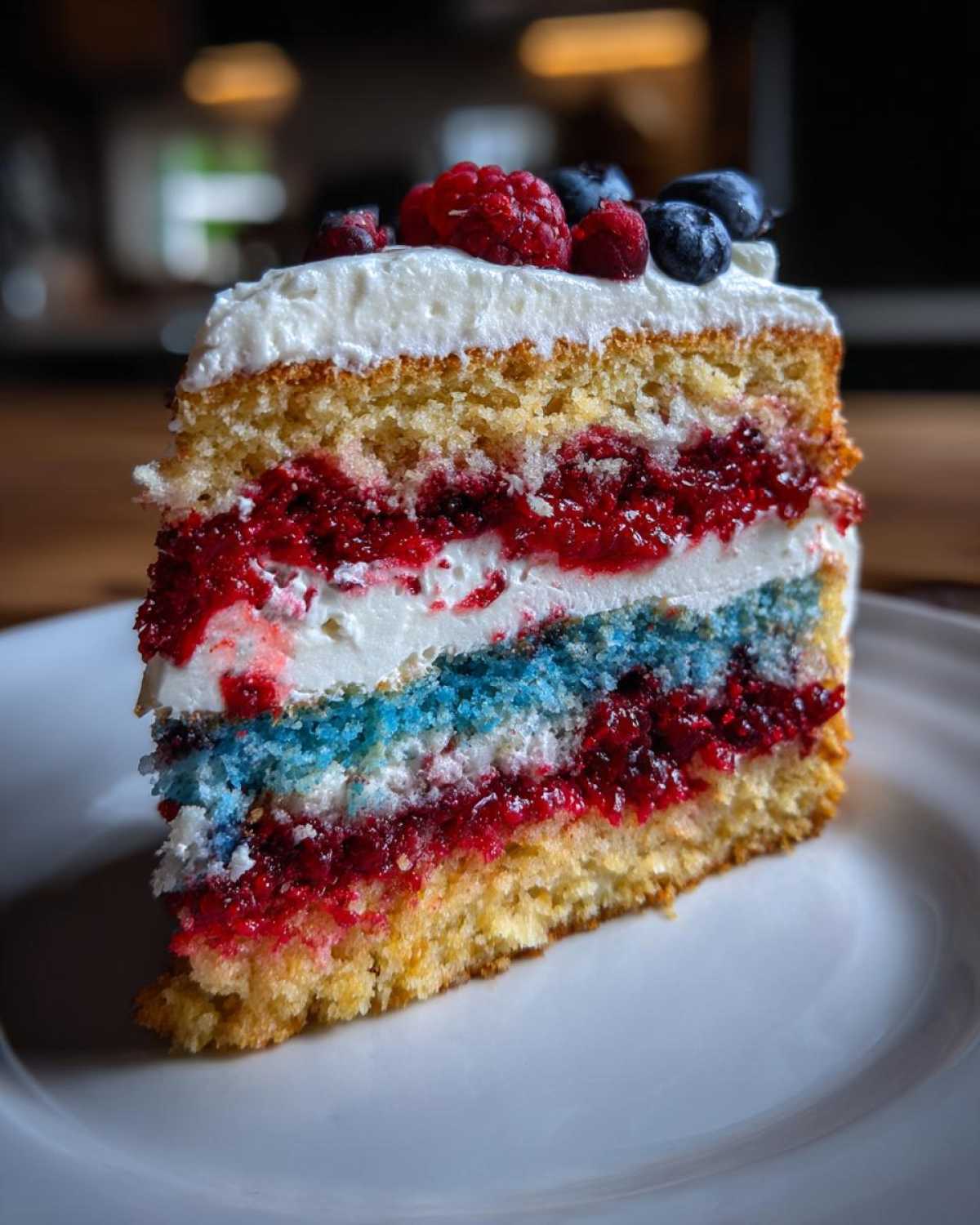 4th of July Flag Cake - detail 1