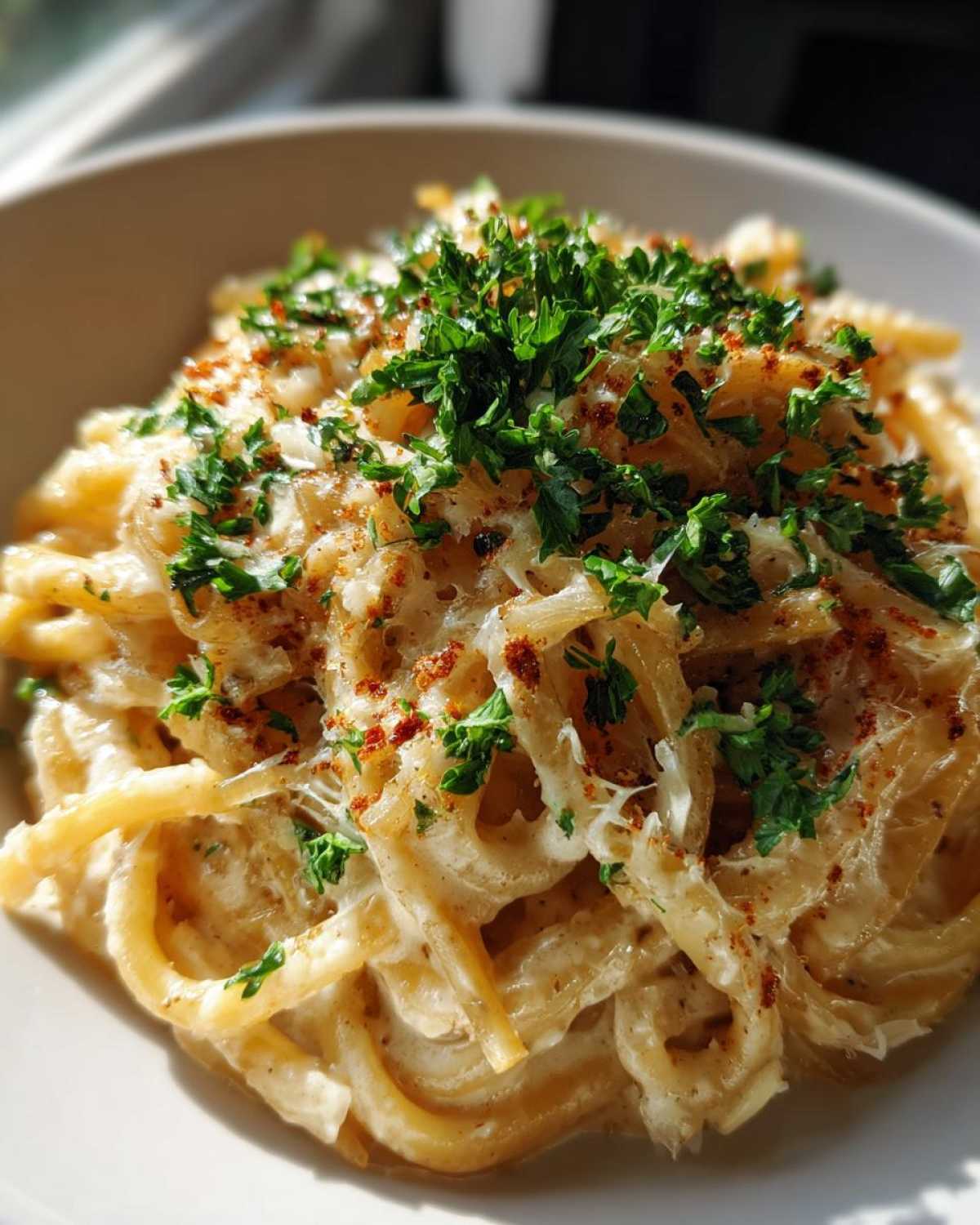 Creamy One Pot French Onion Pasta - detail 2