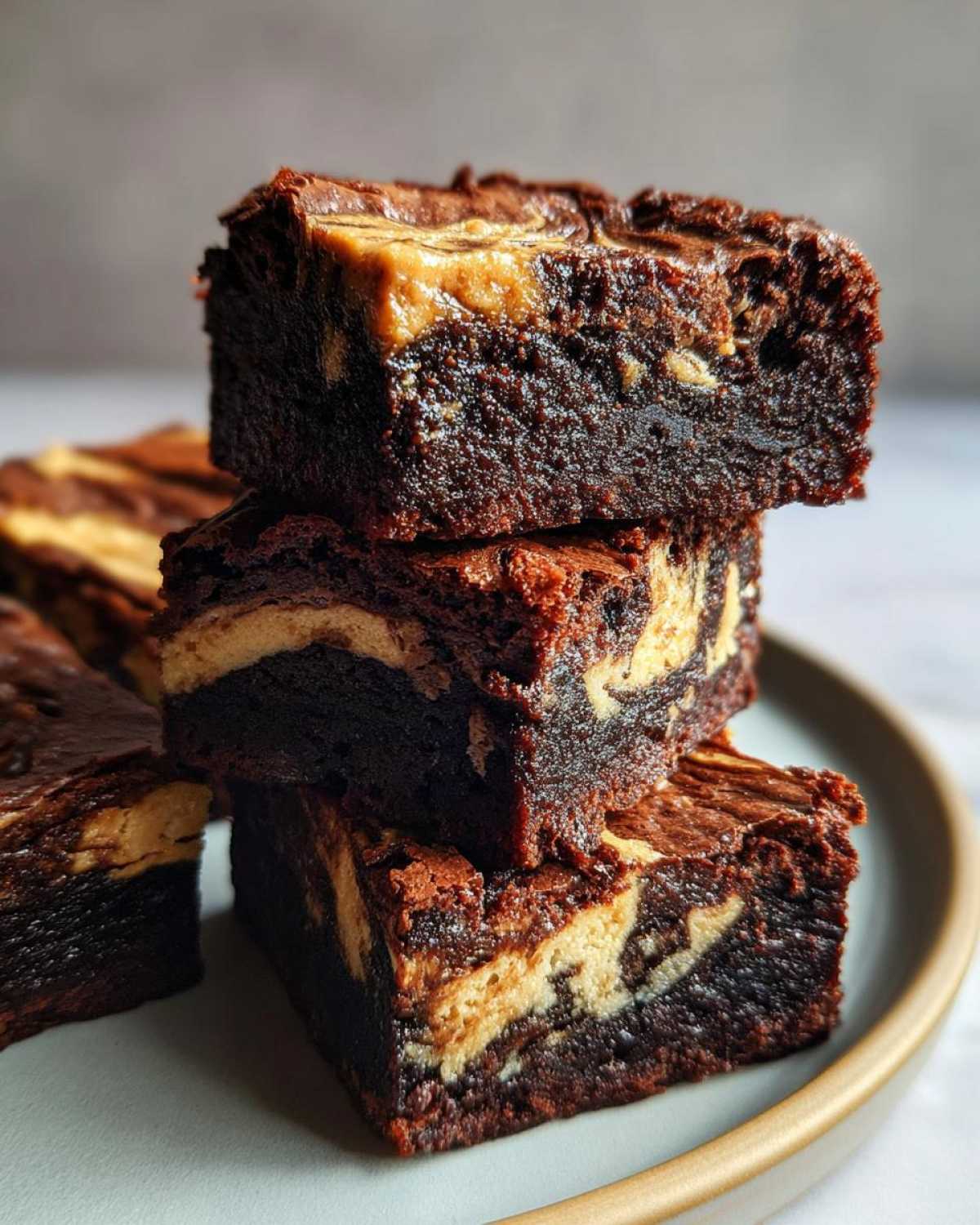 Tahini Swirl Brownies - detail 4