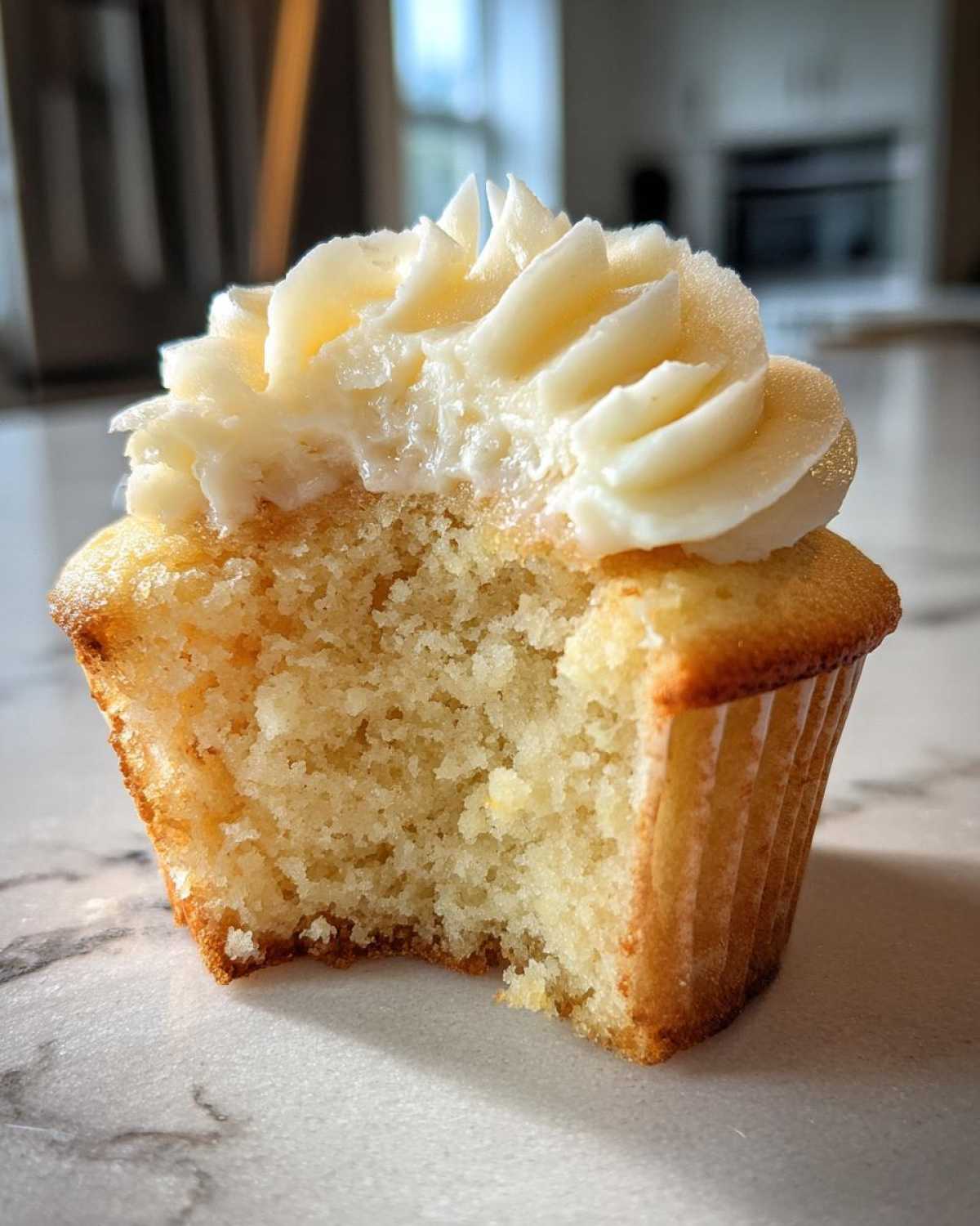 Lemon Vanilla Cupcakes - detail 3