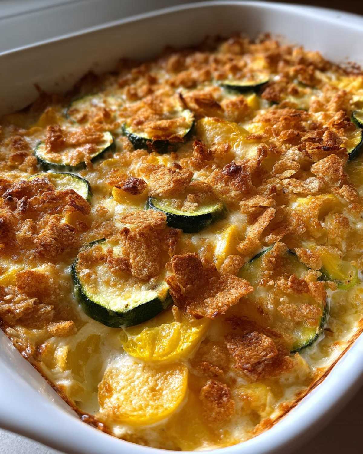 Summer squash casserole - detail 1