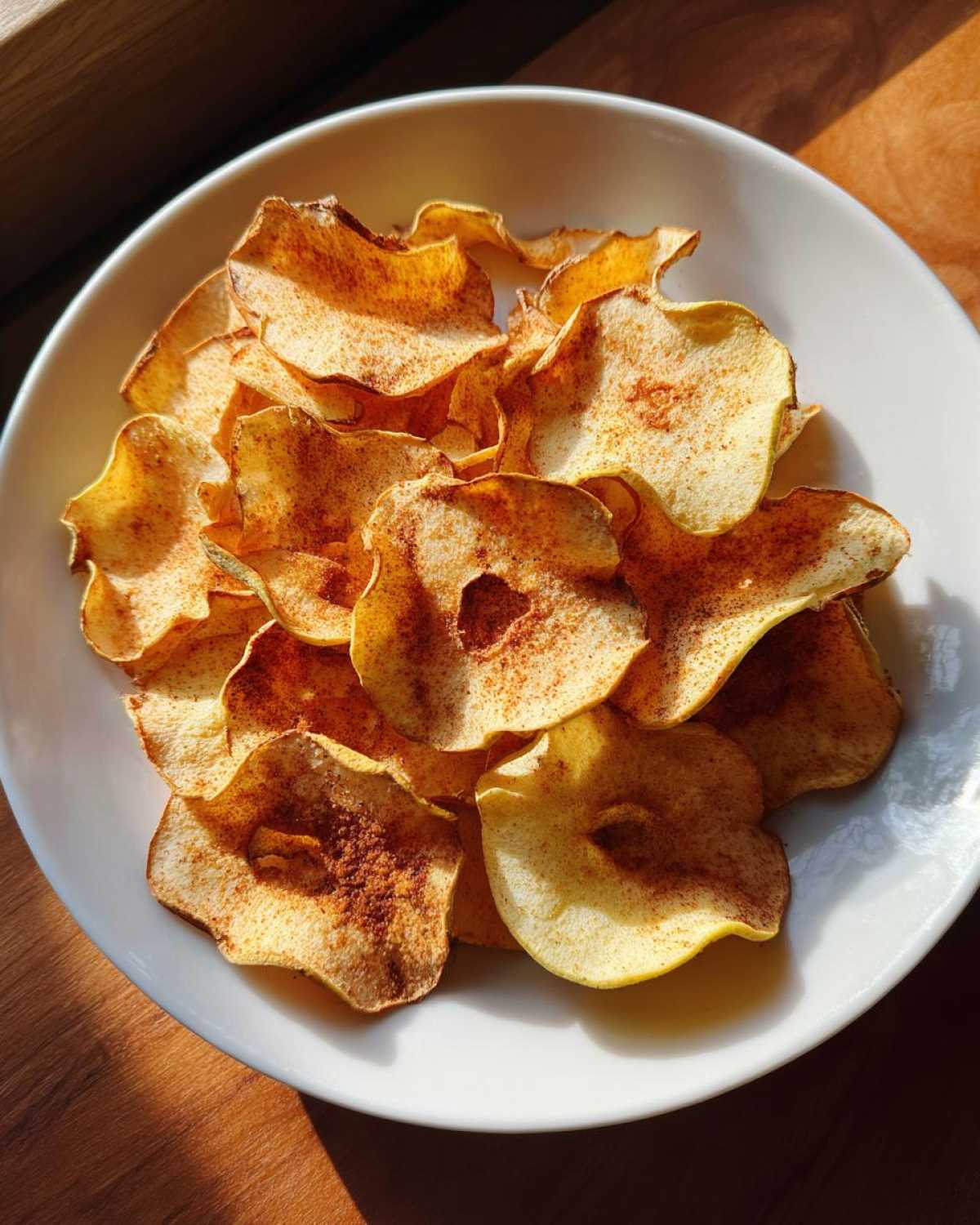 Baked Cinnamon Apple Chips - detail 3