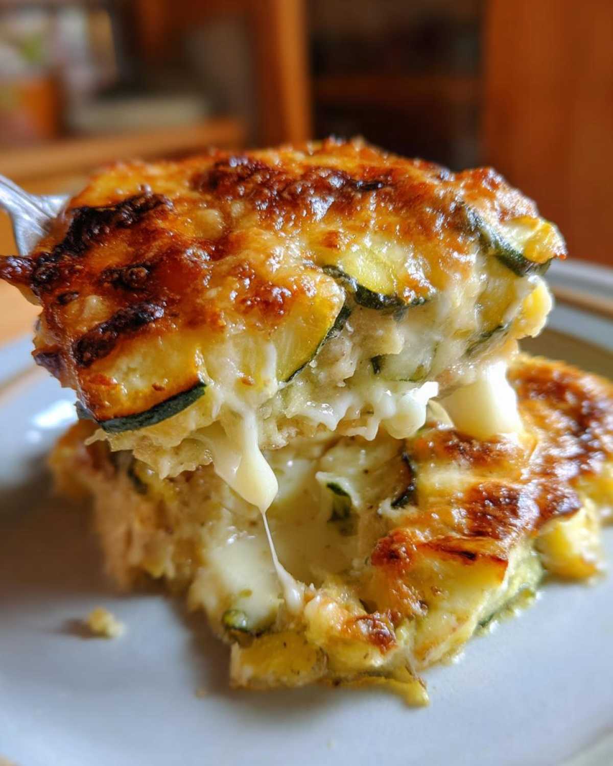 Cheesy Summer Squash Casserole - detail 3