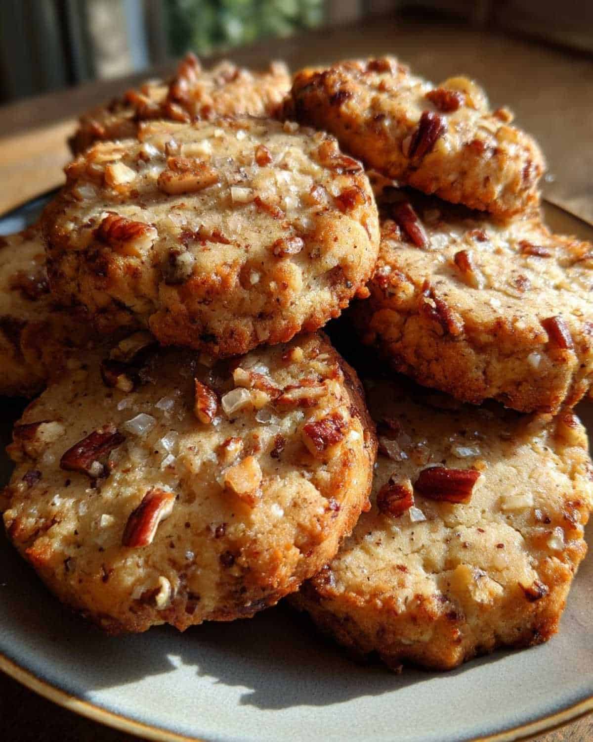 Maple Pecan Shortbread Cookies - detail 2
