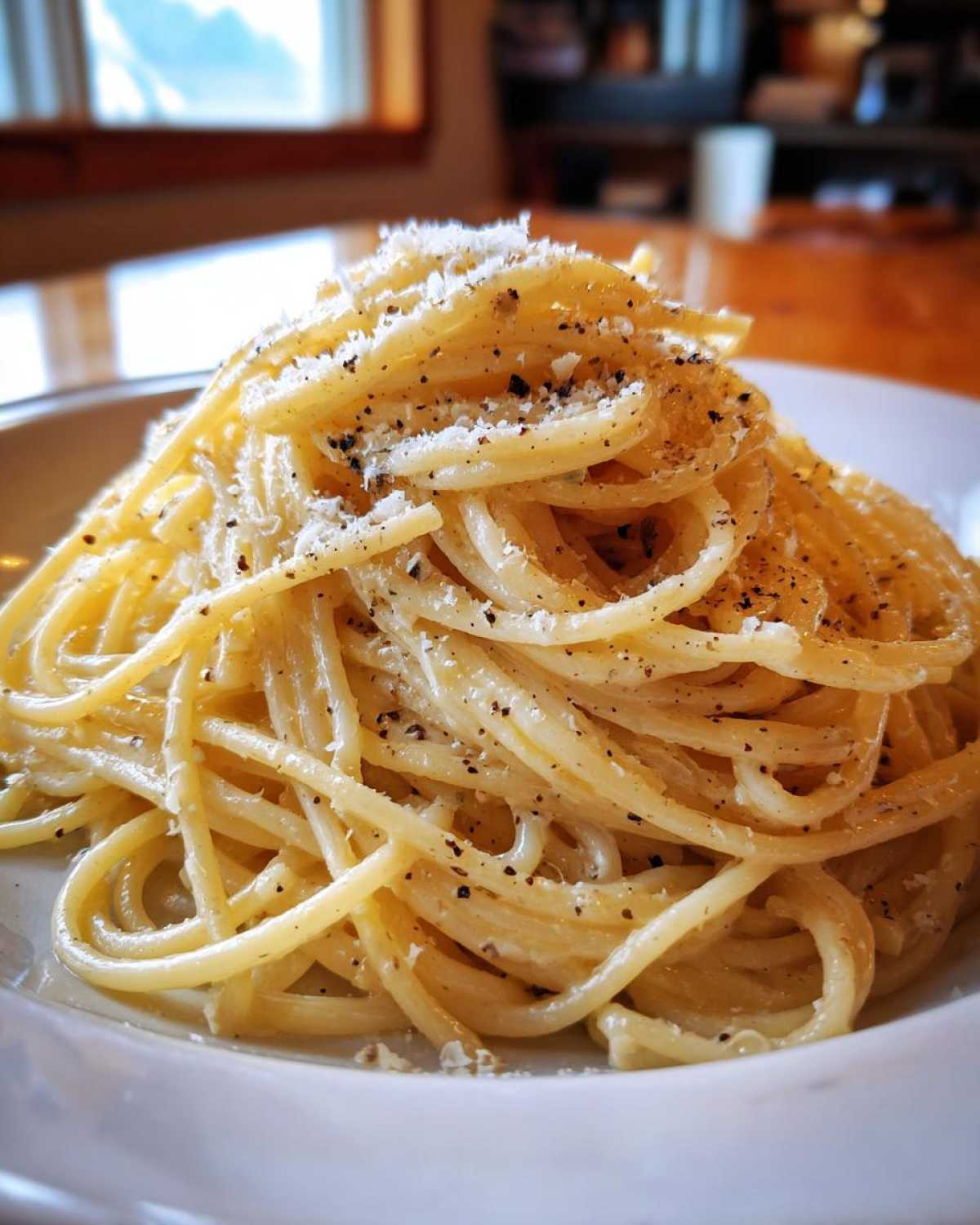 Spaghetti Cacio e Pepe - detail 2