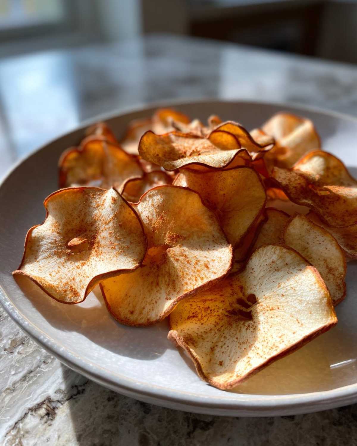 Baked Cinnamon Apple Chips - detail 2