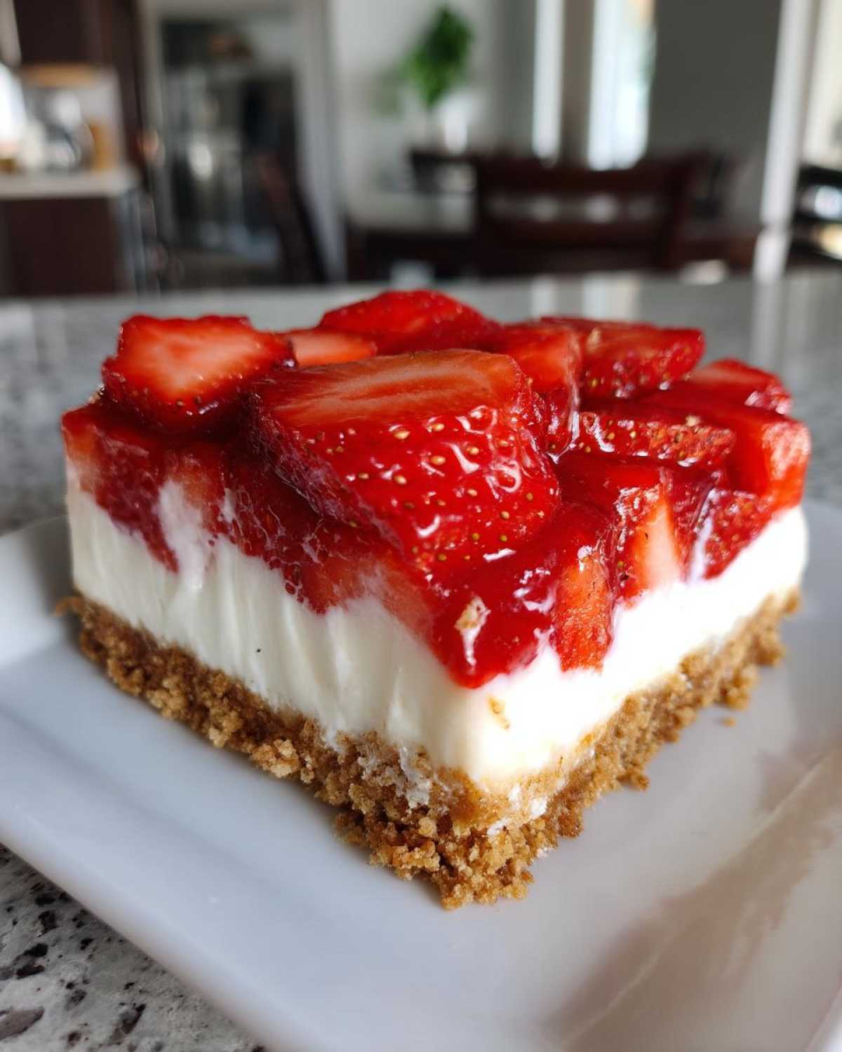 No-Bake Strawberry Heaven Dessert - detail 1