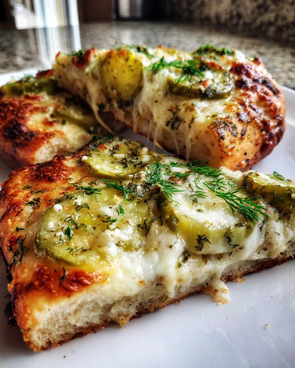 Dill Pickle Pizza - detail 2