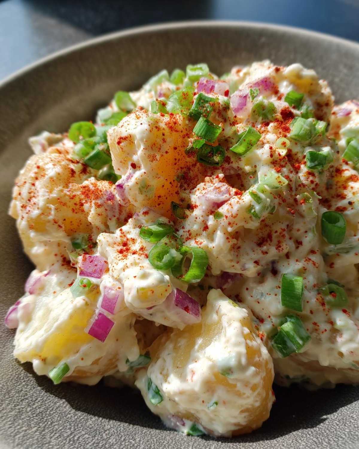 Old-fashioned potato salad - detail 4