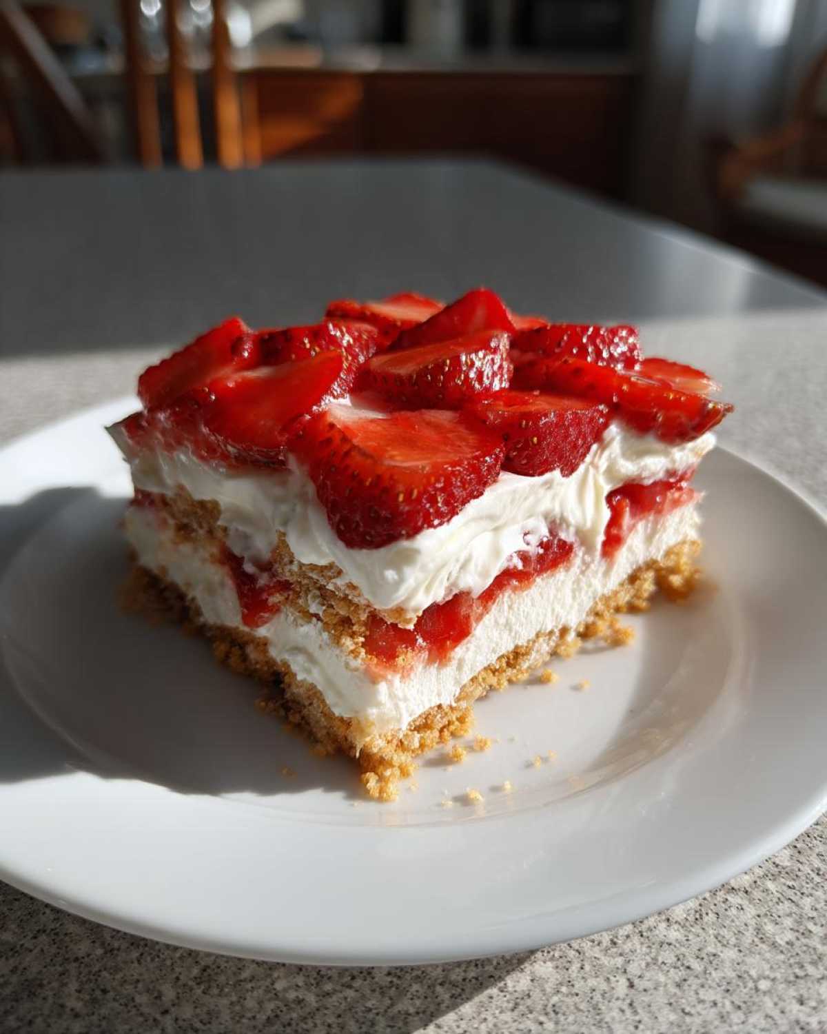 No-Bake Strawberry Heaven Dessert - detail 3