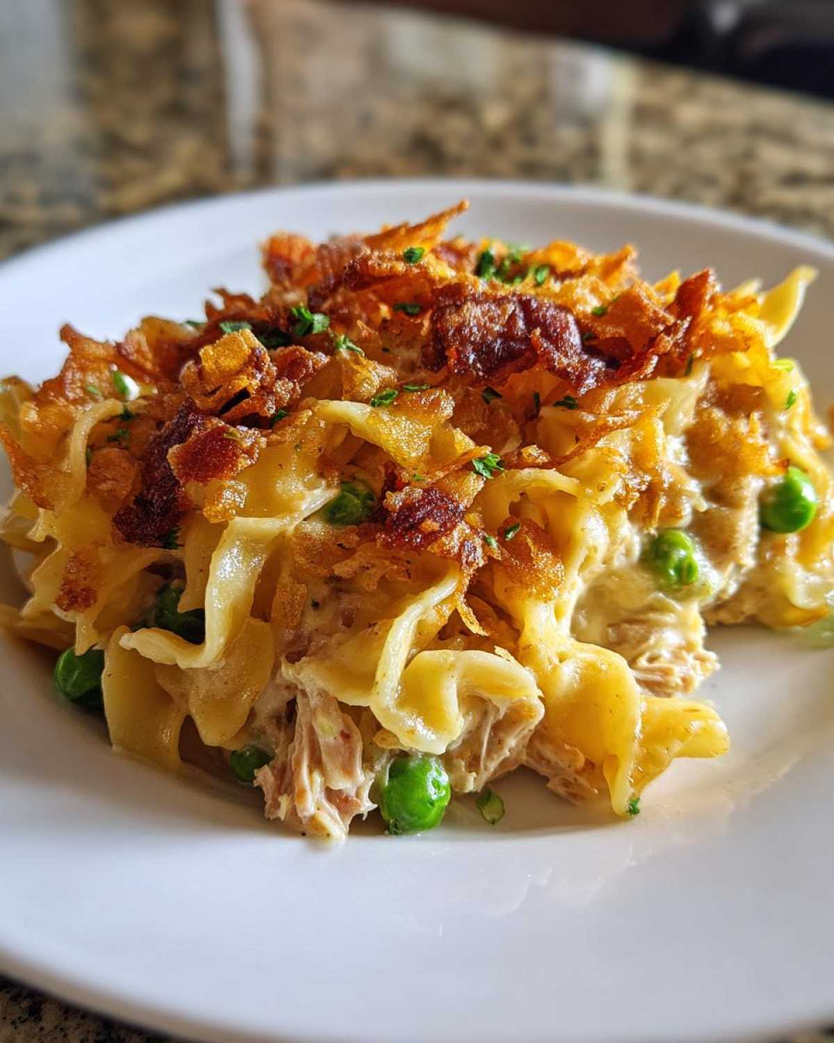 Slow cooker tuna noodle casserole - detail 2