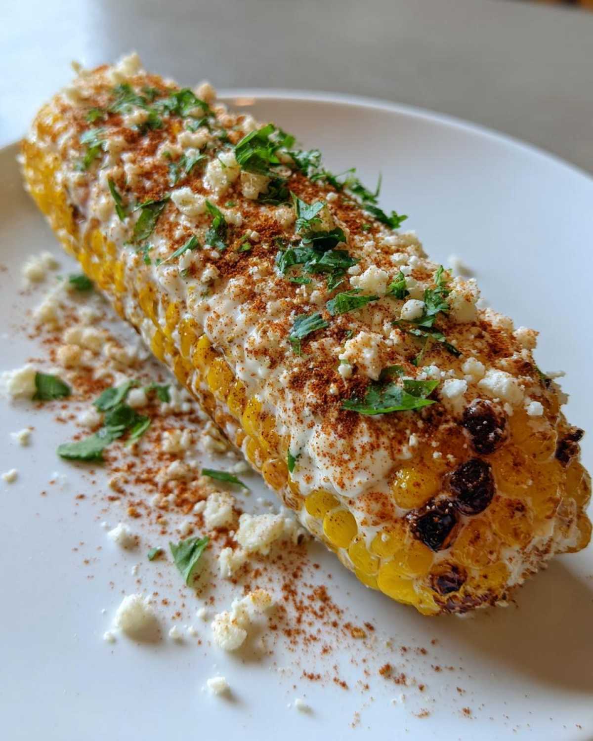 Mexican street corn - detail 2