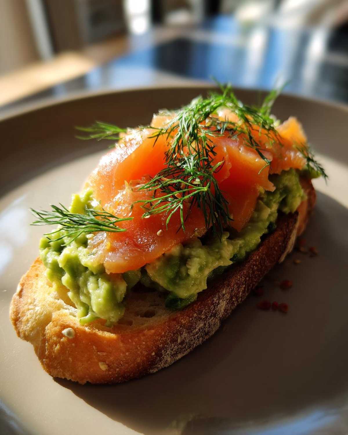 Smoked Salmon Avocado Toast Bites - detail 3