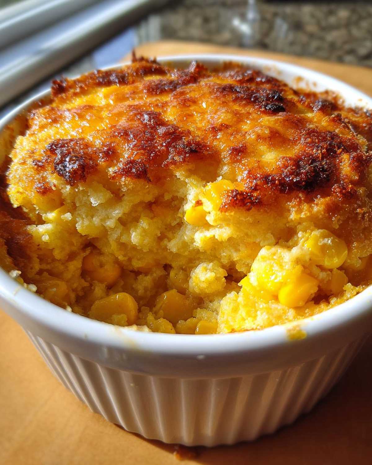 Corn and squash casserole - detail 1