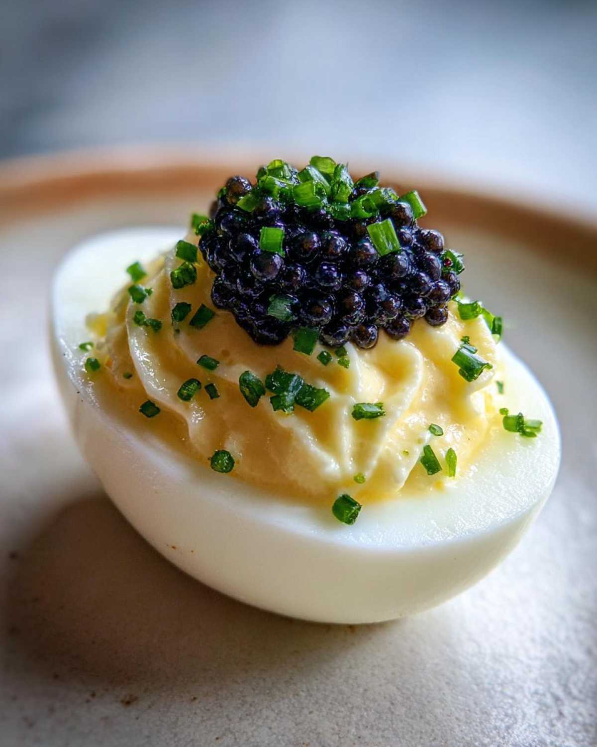 Gourmet deviled eggs - detail 1