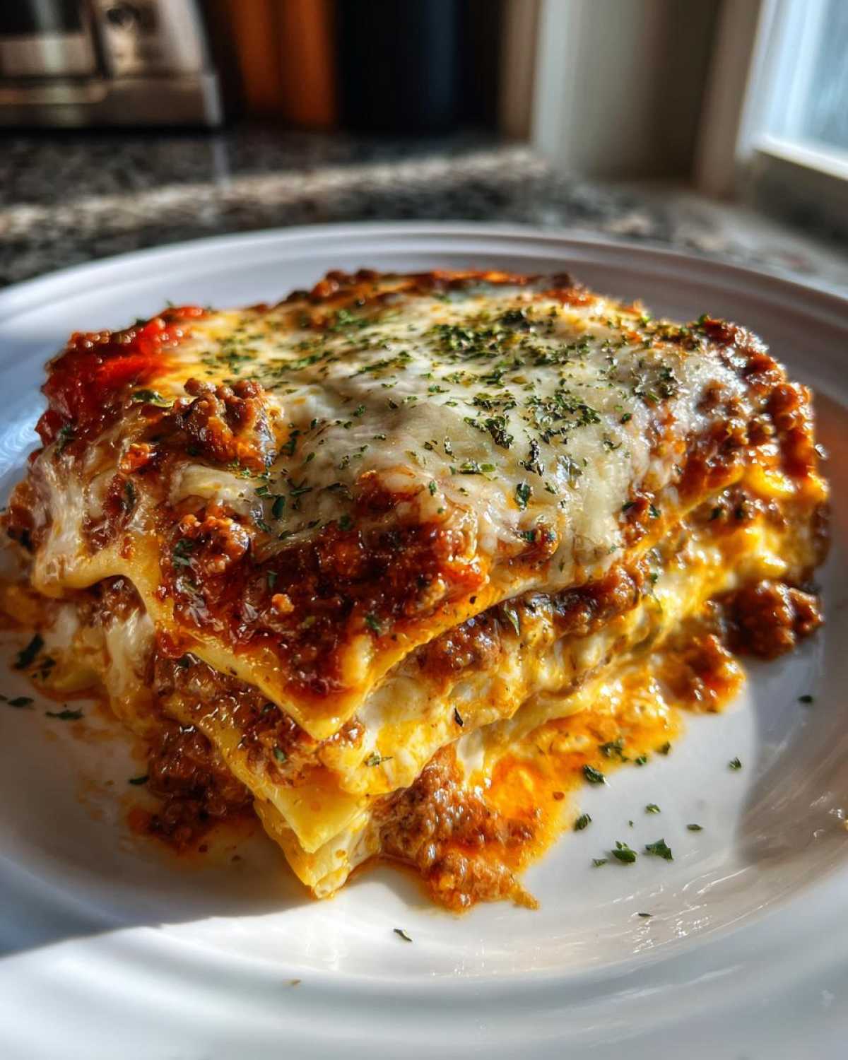 Classic Lasagna with Meat Sauce - detail 2