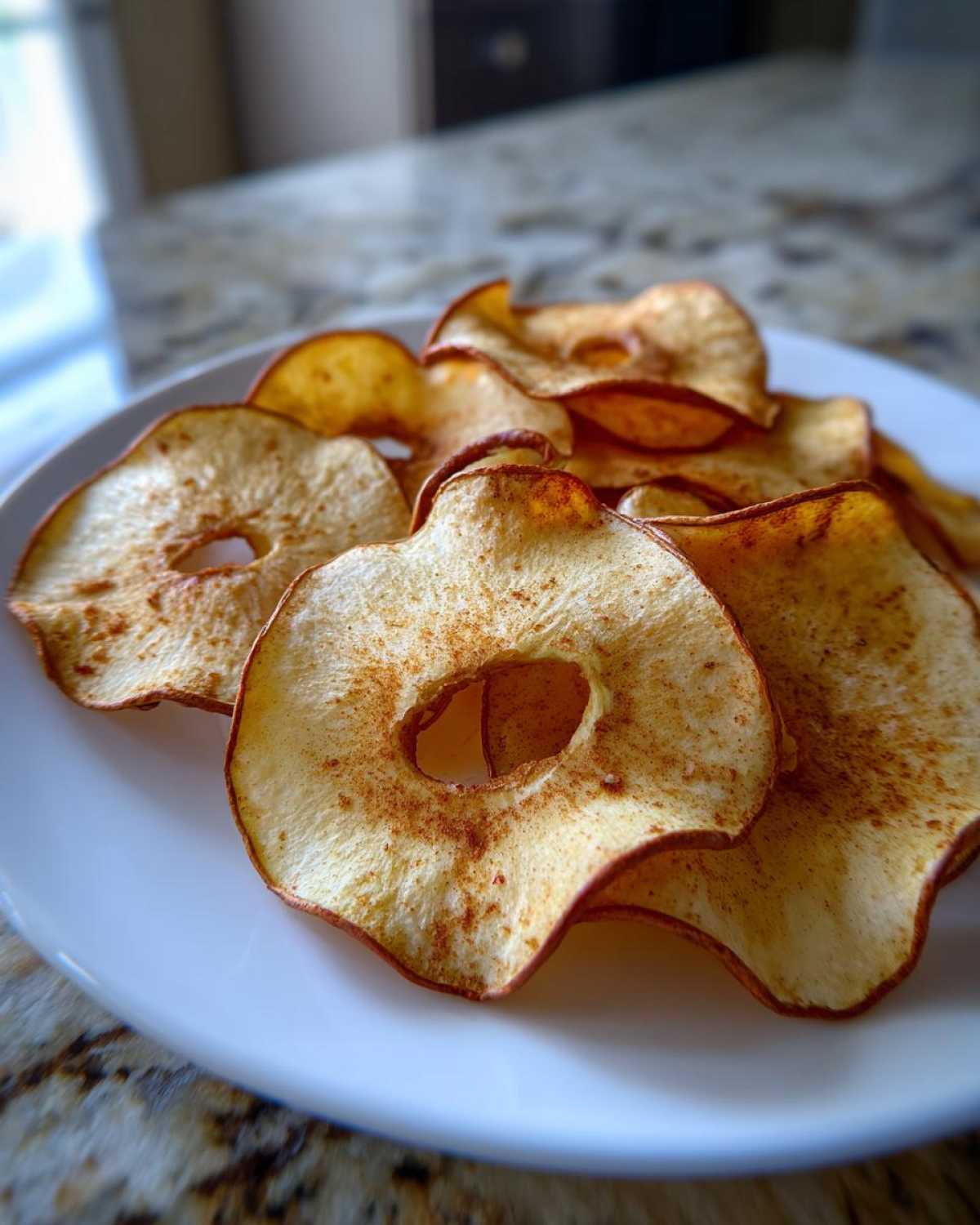 Baked Cinnamon Apple Chips - detail 1