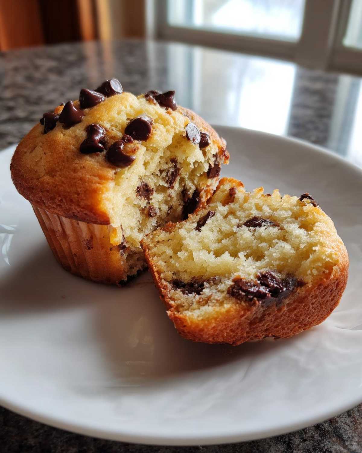 Classic chocolate chip muffins - detail 4