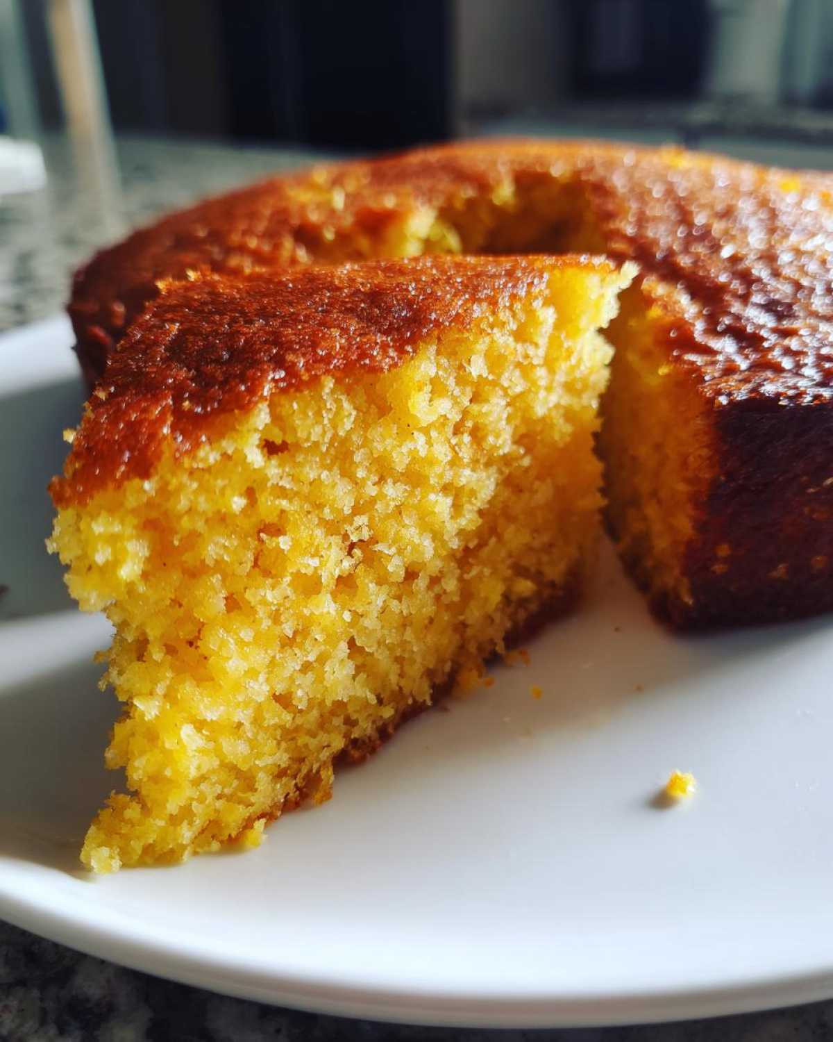 Skillet Honey Cornbread - detail 3