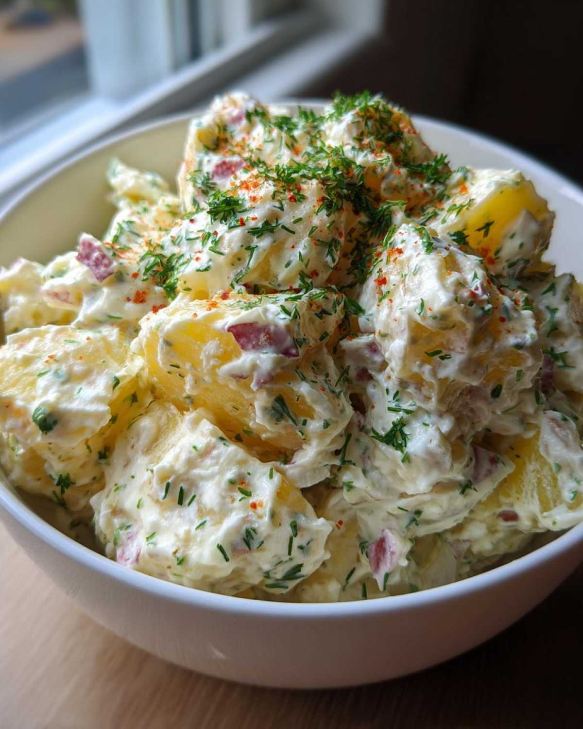 Low carb potato salad - detail 3