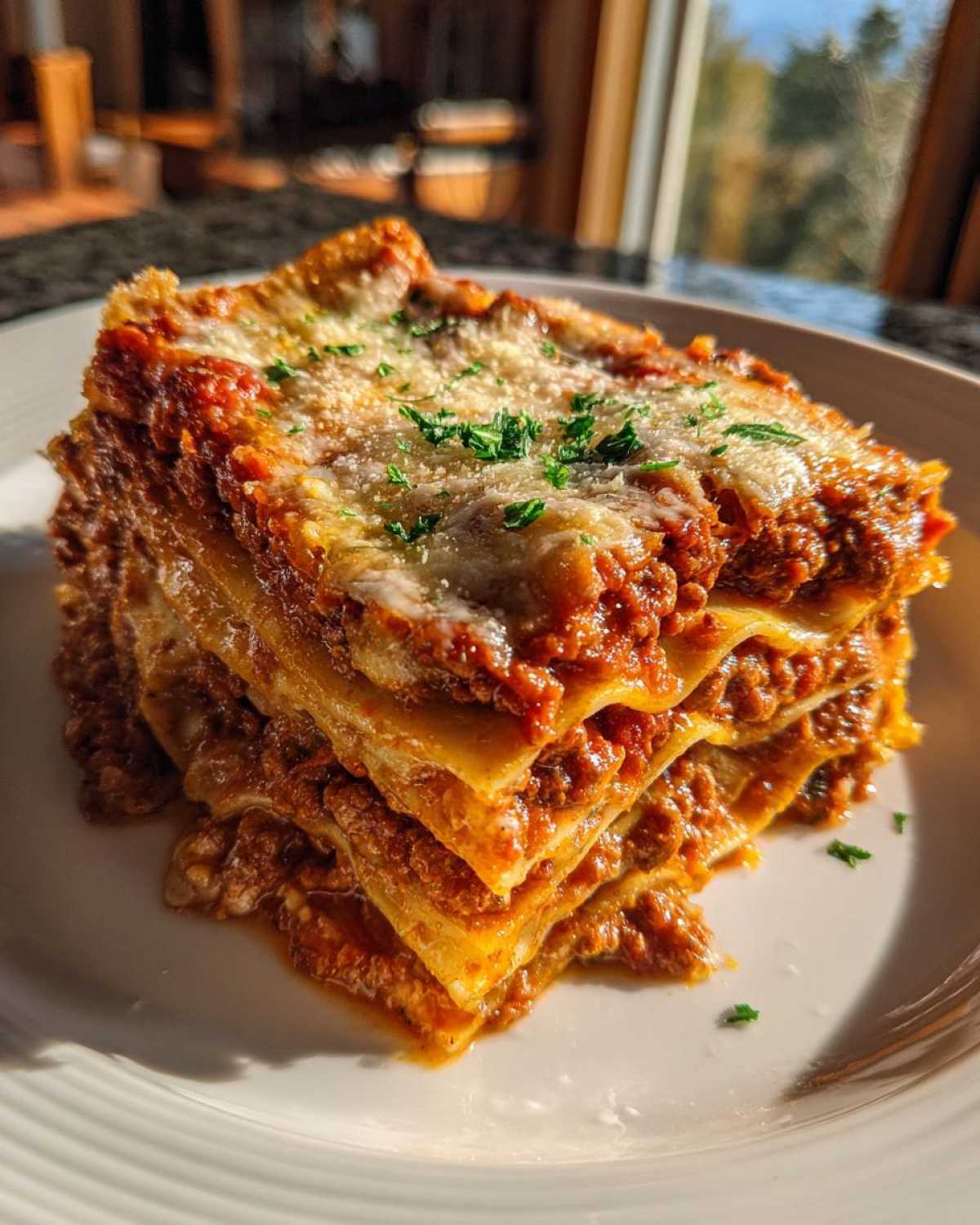 Classic Lasagna with Meat Sauce - detail 1