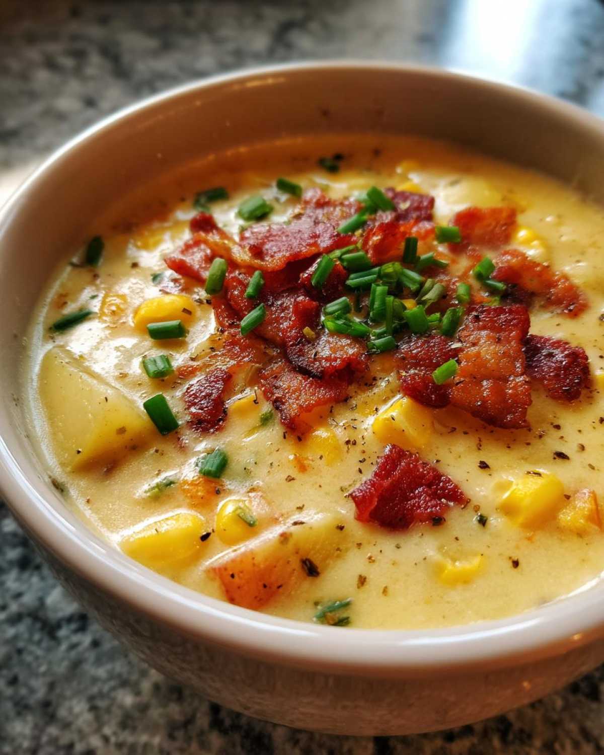 Creamy Corn Chowder - detail 3