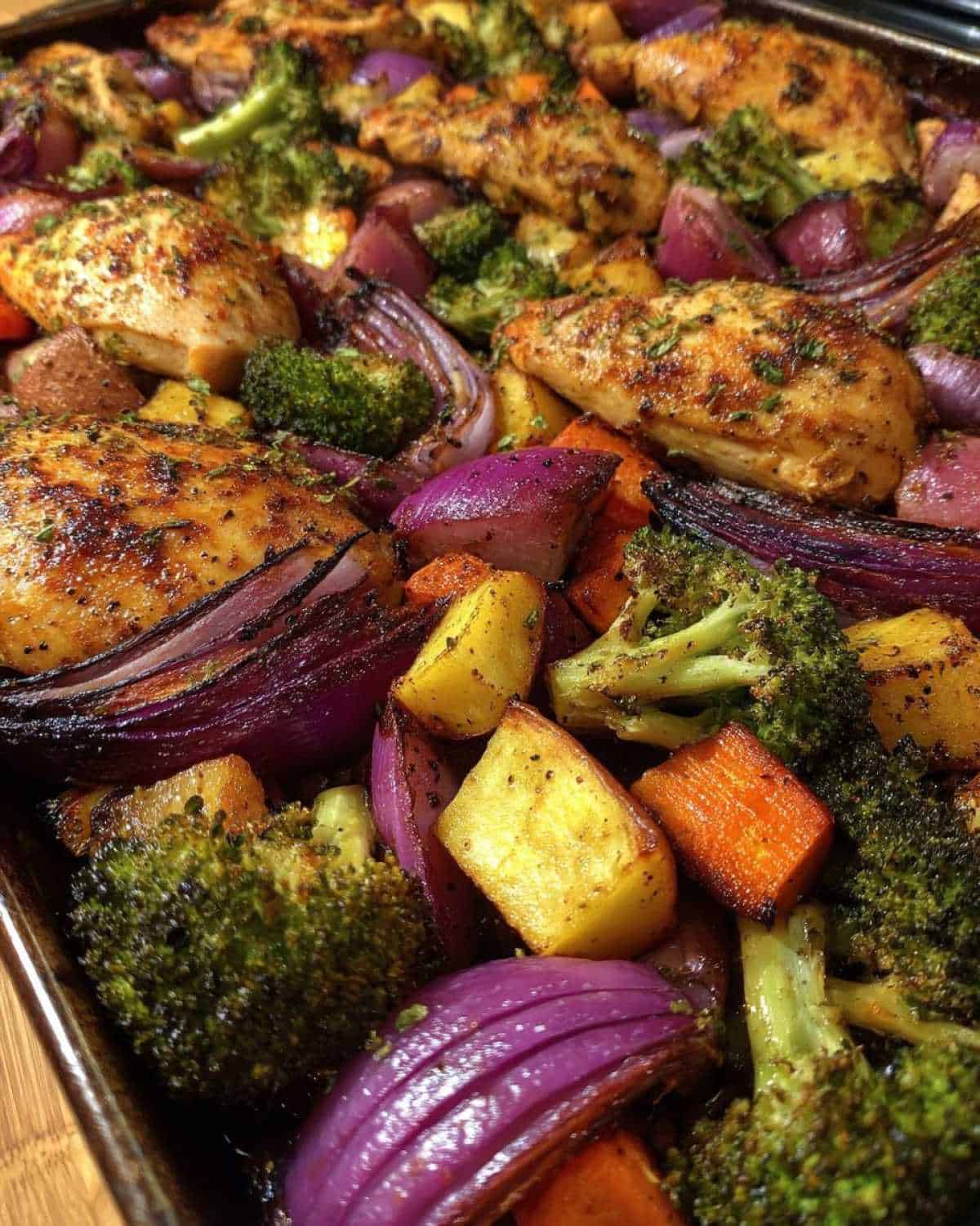 Sheet Pan Harvest Chicken and Veggies - detail 2