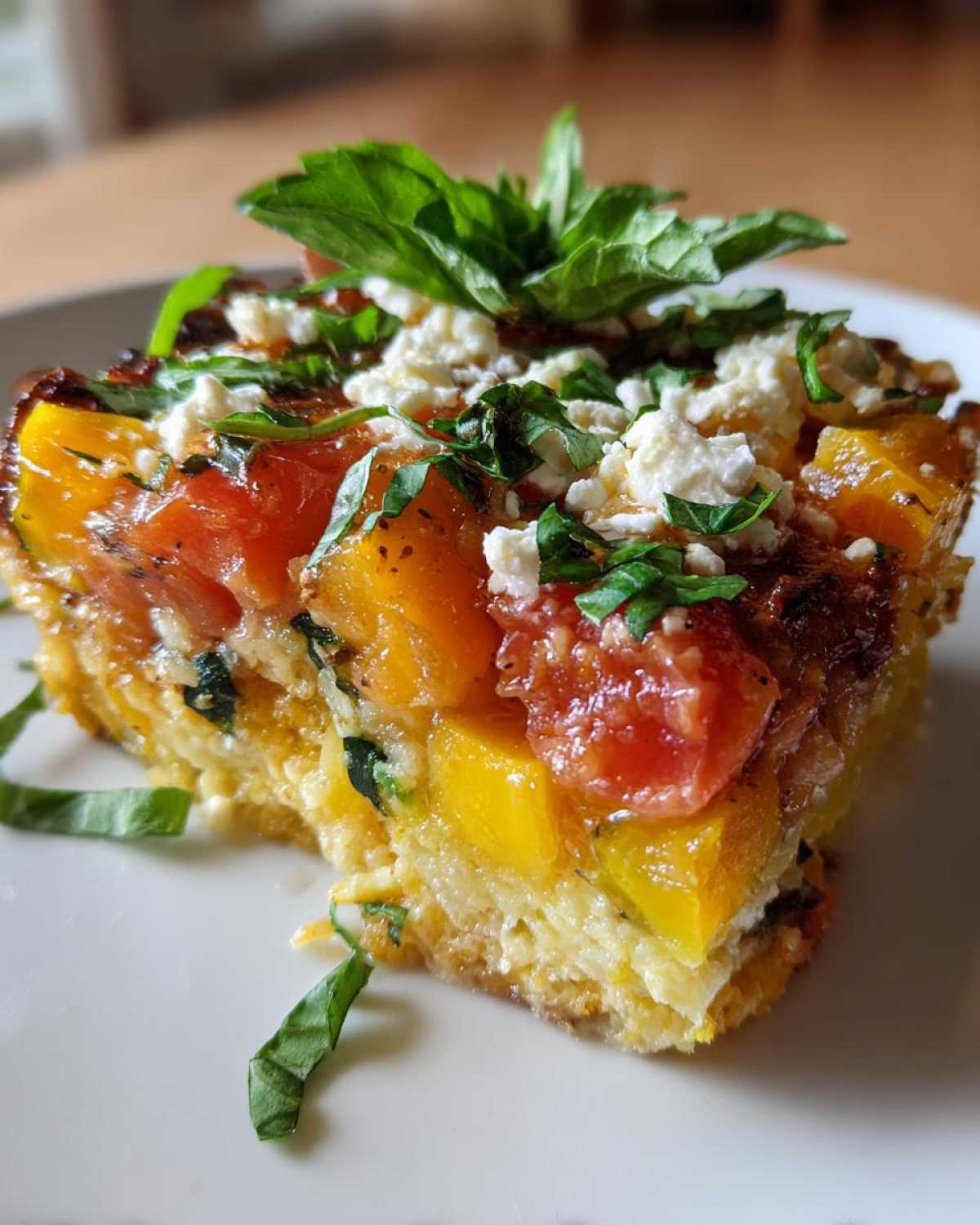 Mediterranean squash casserole - detail 4