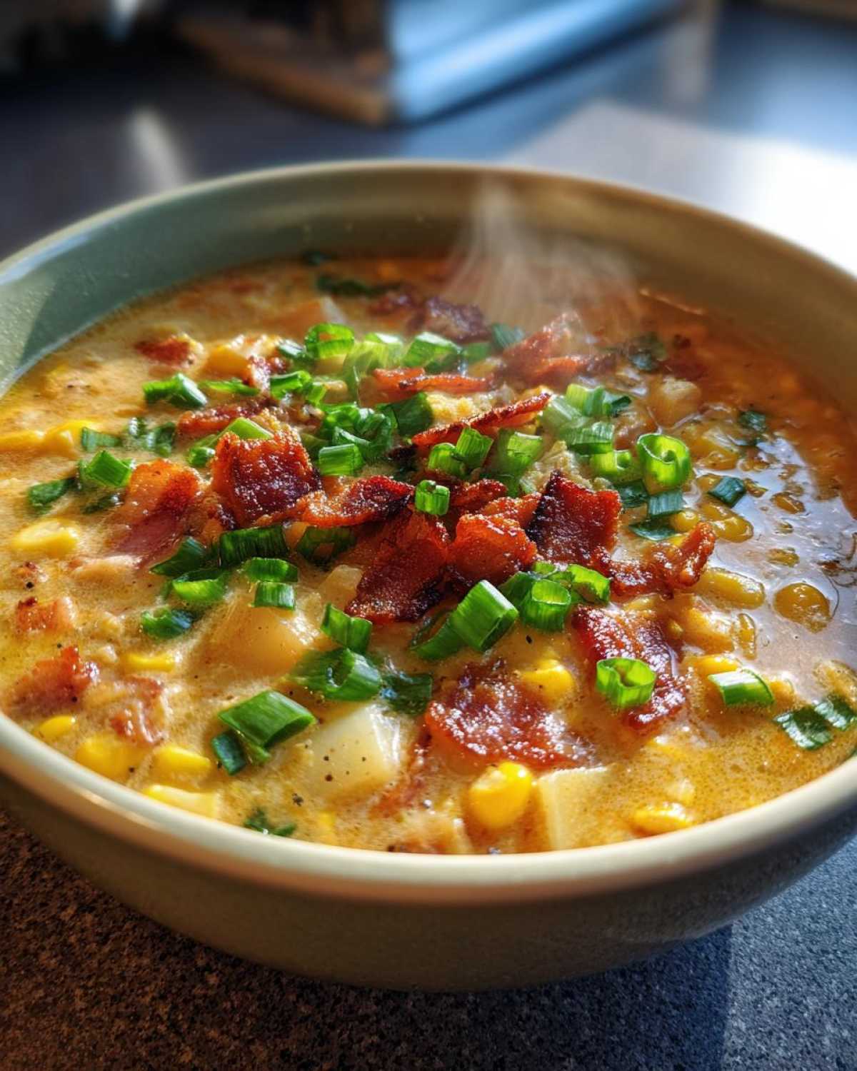 Creamy Corn Chowder - detail 1