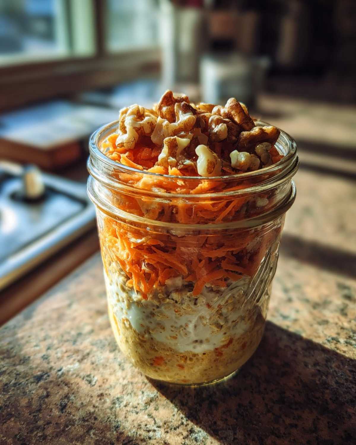 Carrot Cake Overnight Oats - detail 3