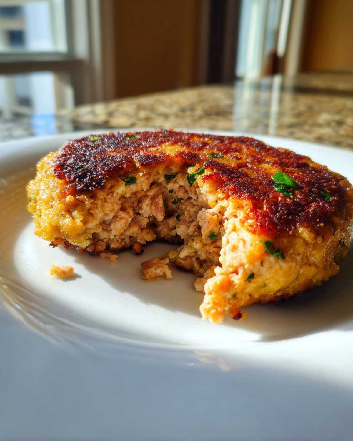 Tuna patties - detail 1