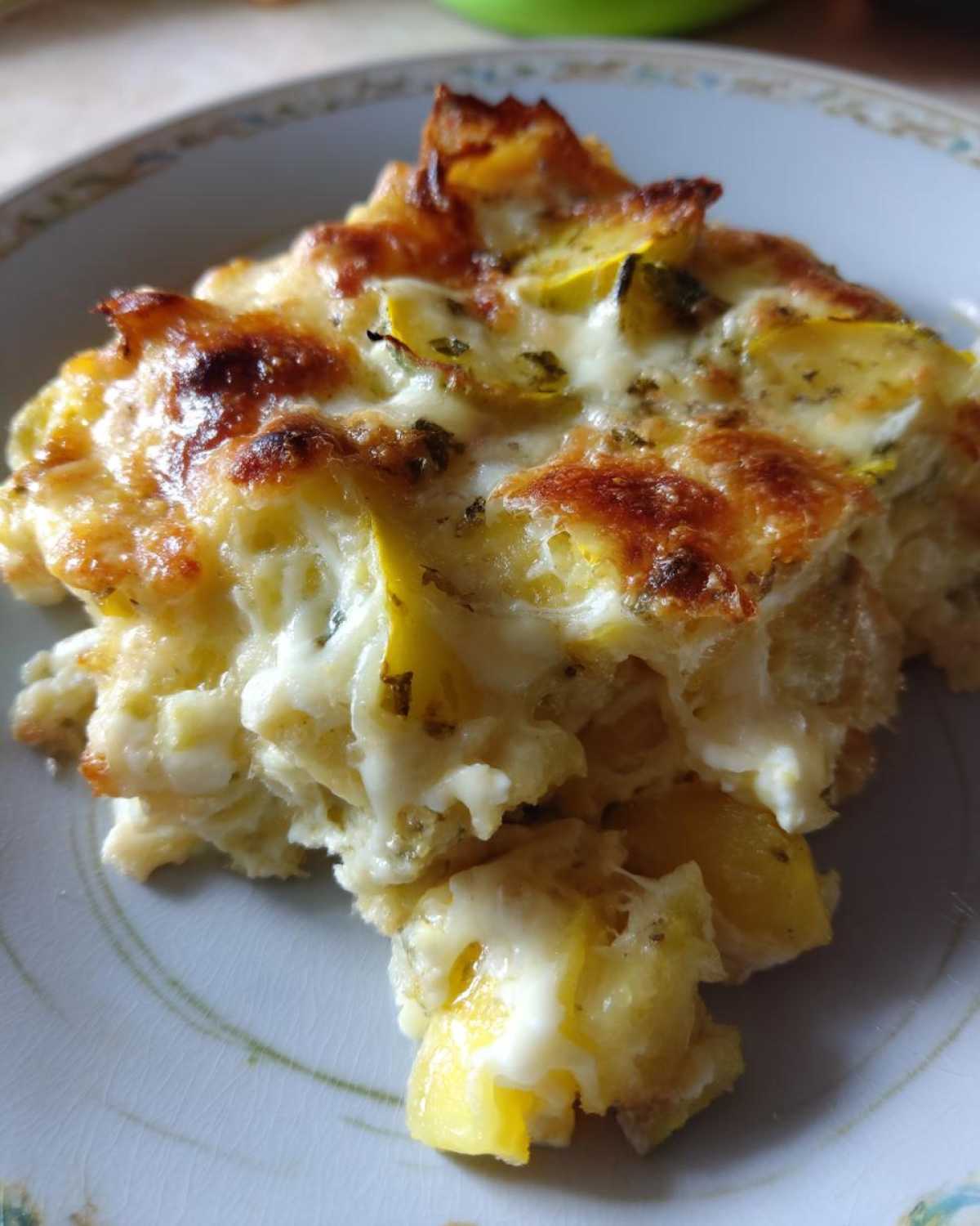 Cheesy Summer Squash Casserole - detail 4