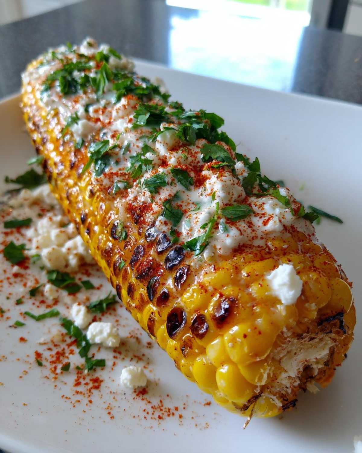 Grilled elote - detail 4