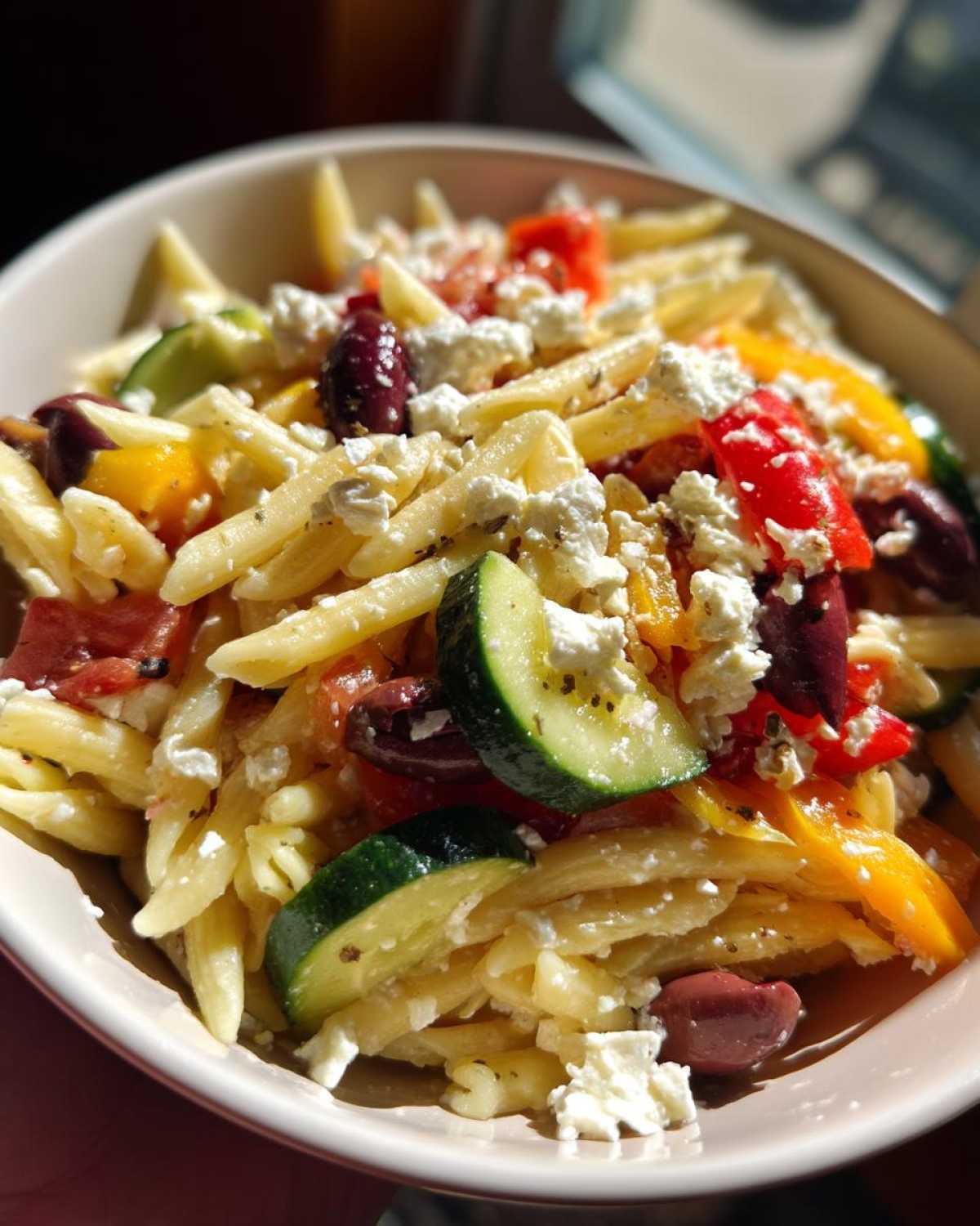 Greek Pasta Salad - detail 1