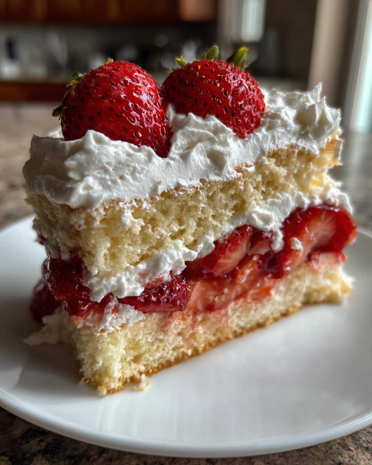 Classic Strawberry Shortcake with Whipped Cream - detail 2