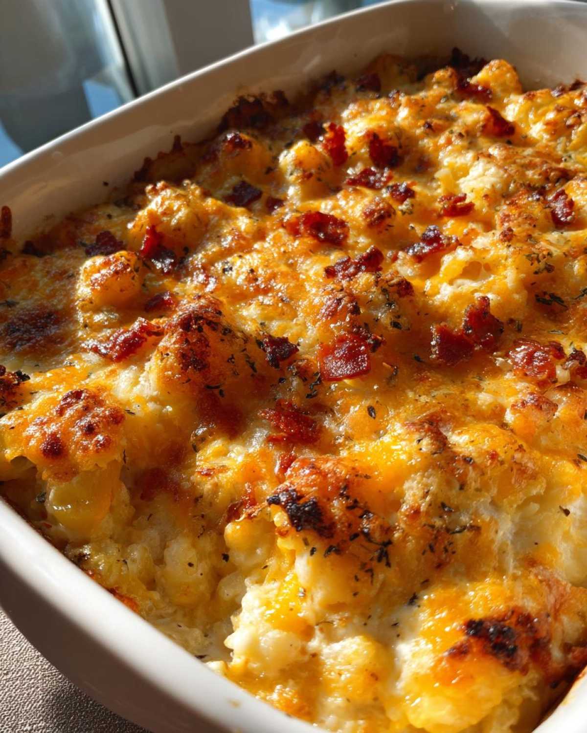 Bacon squash casserole - detail 1