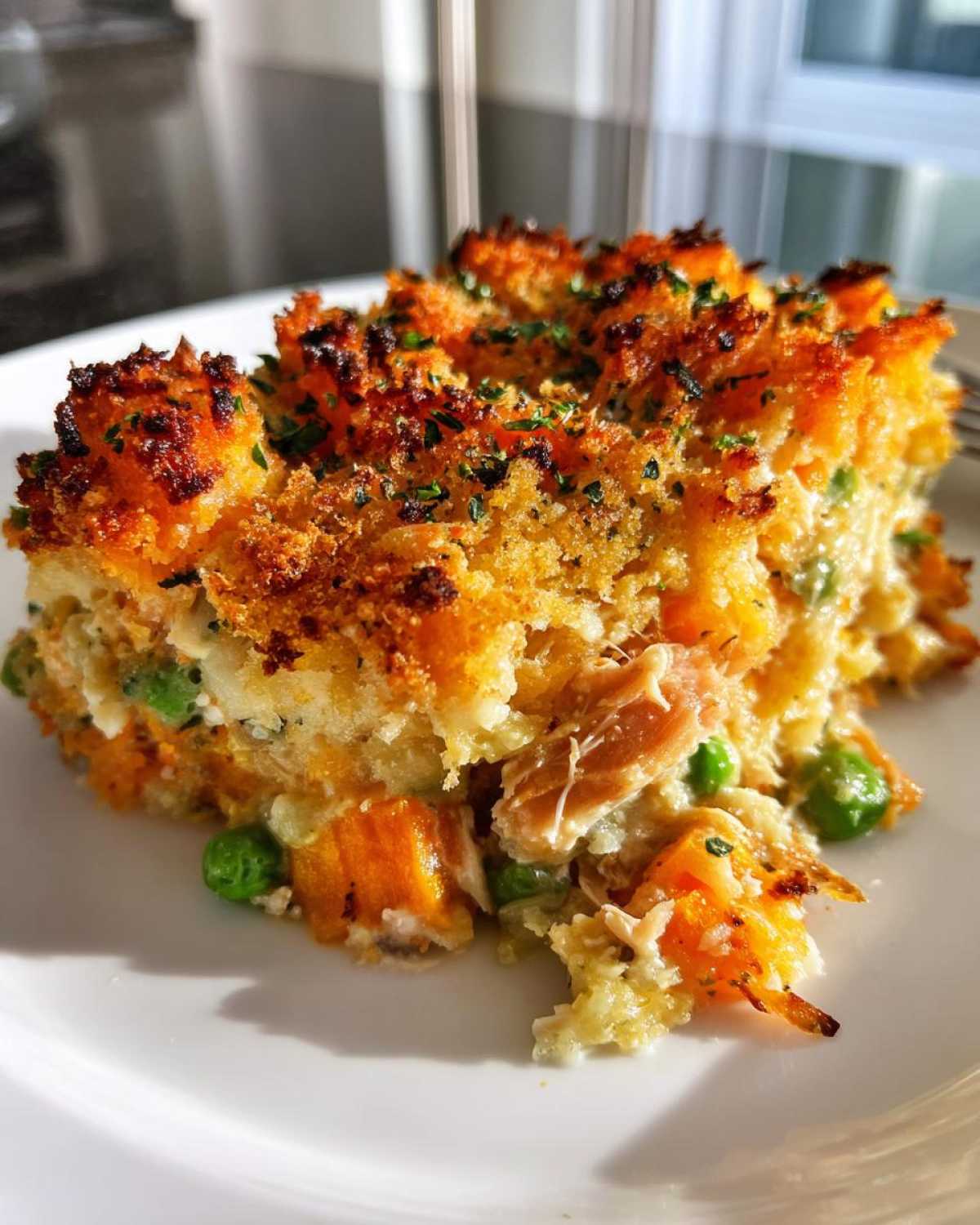 Sweet potato tuna casserole - detail 1