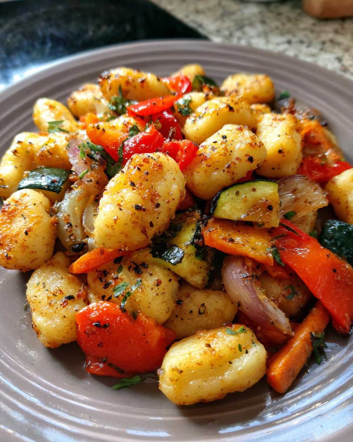 Sheet Pan Gnocchi & Vegetables - detail 1
