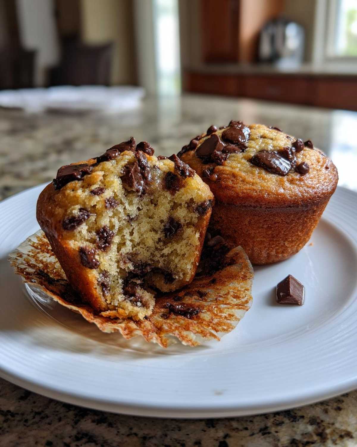 Classic chocolate chip muffins - detail 3