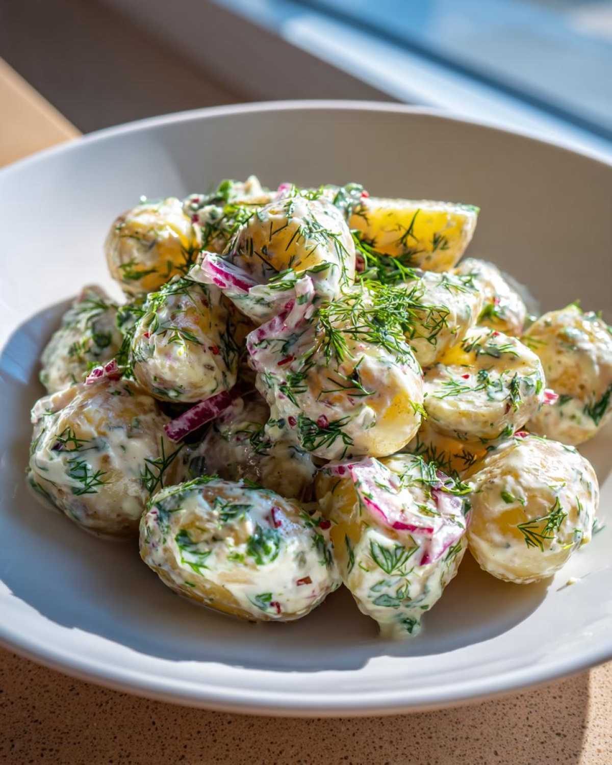 New potato salad - detail 2