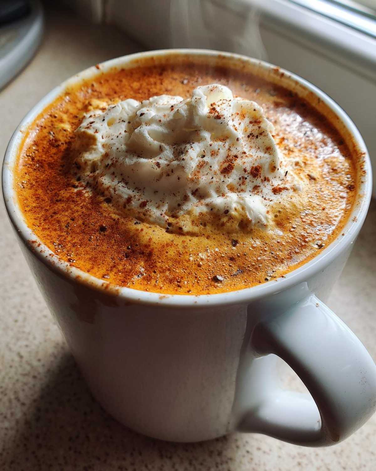 Homemade Pumpkin Spice Latte - detail 2