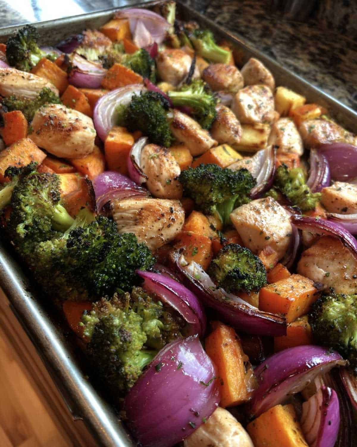 Sheet Pan Harvest Chicken and Veggies - detail 3