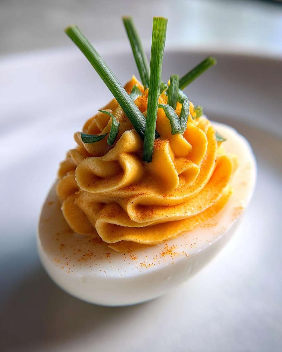 Pumpkin Deviled Eggs - detail 2