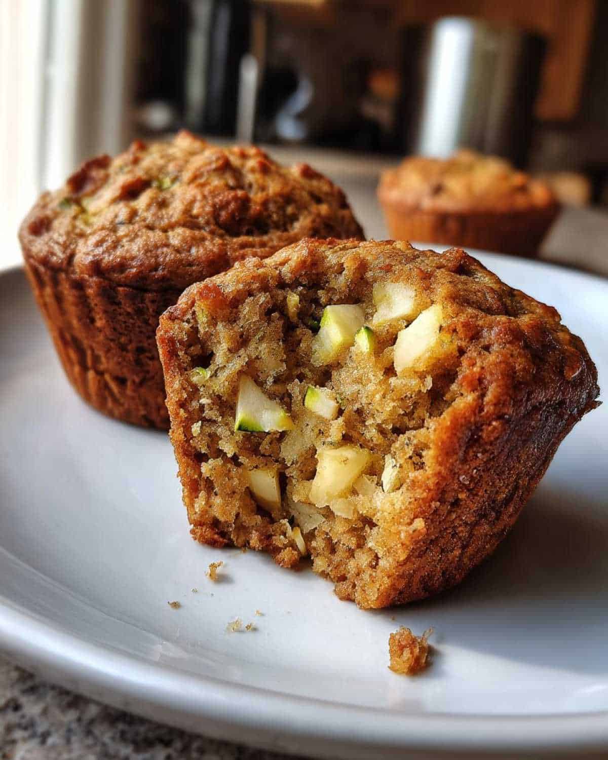 Healthy Apple Zucchini Muffins - detail 1