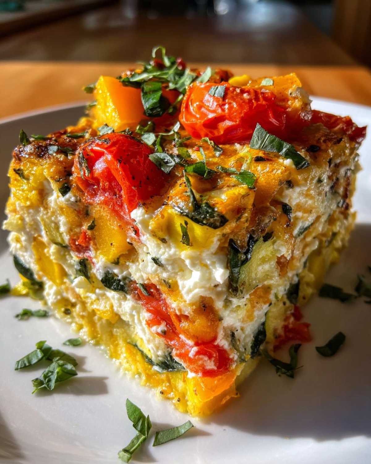 Mediterranean squash casserole - detail 2