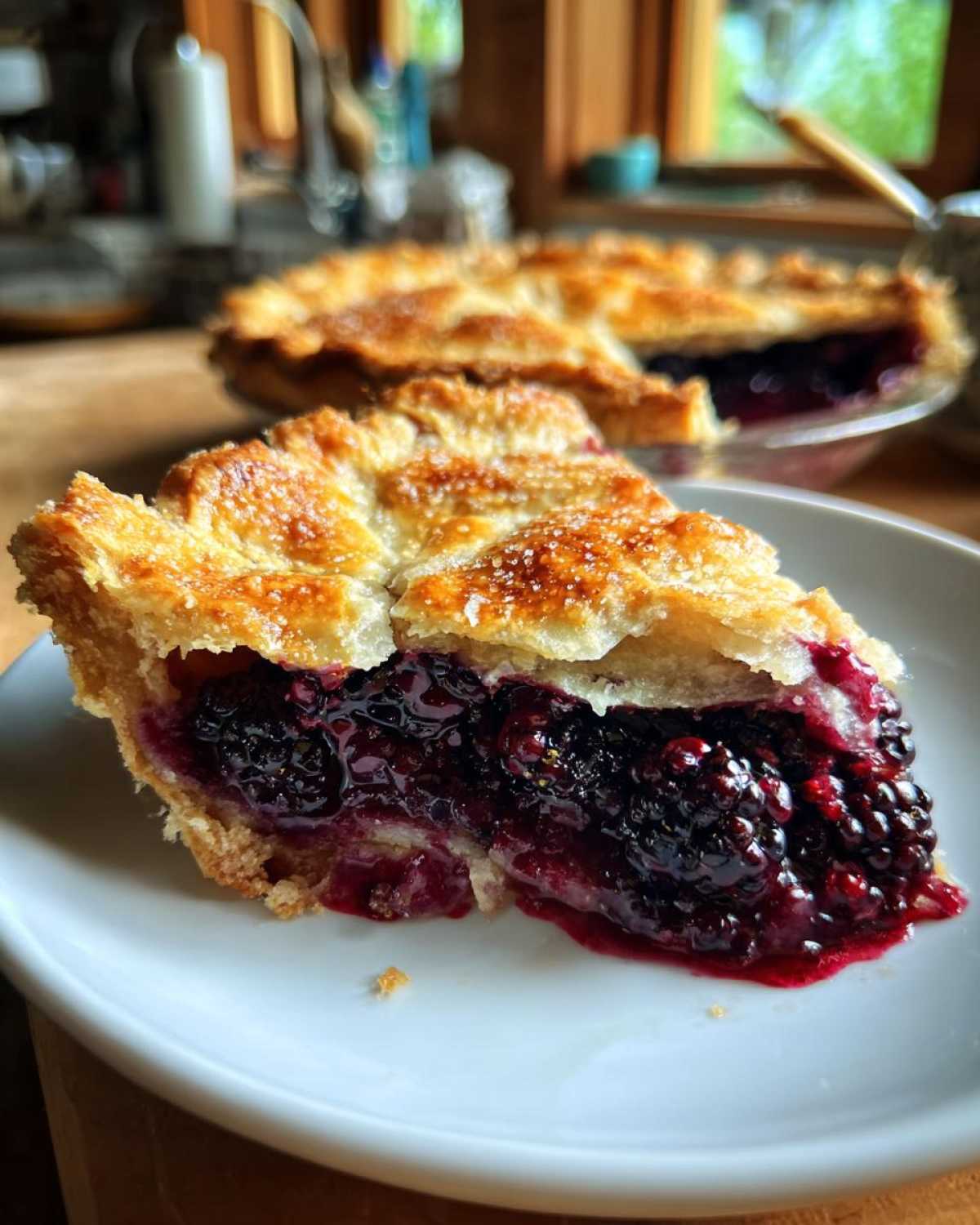 Blackberry Galette - detail 2