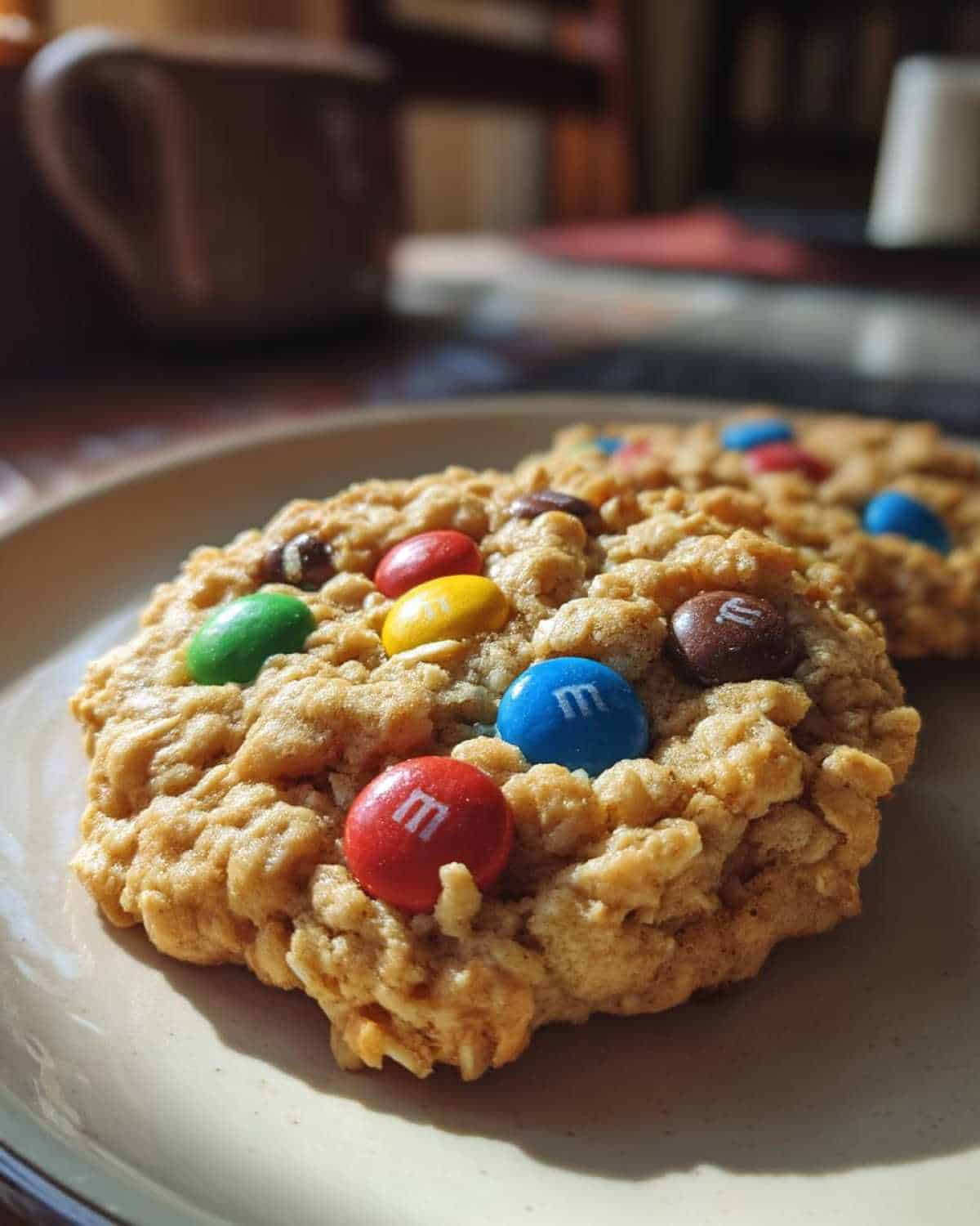 Monster M&M Oatmeal Cookies - detail 1