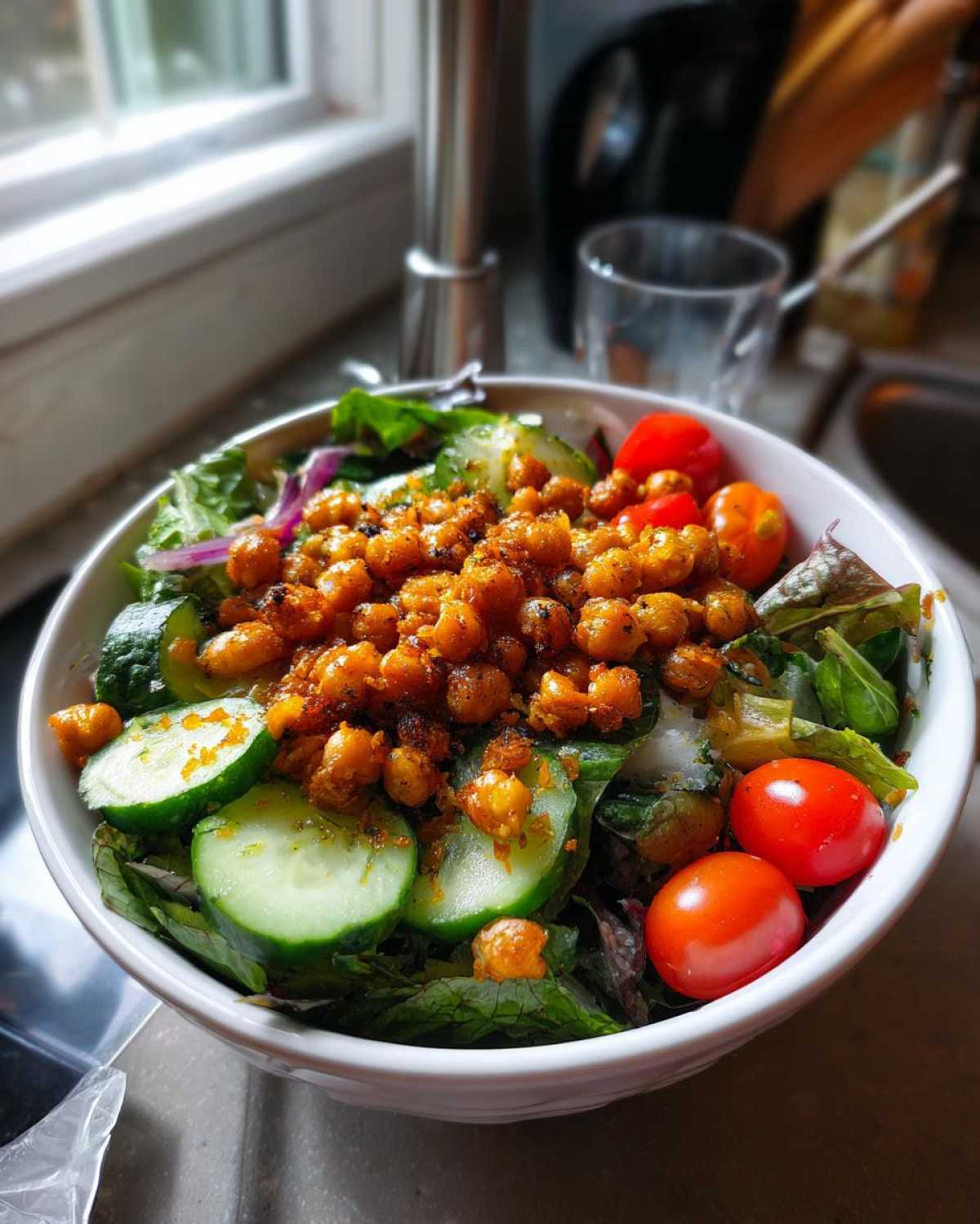 Crispy Chickpea Salad - detail 1