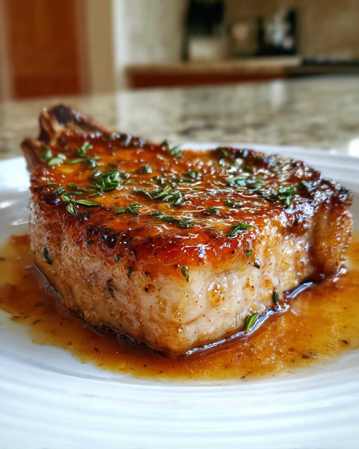 Apple Cider Glazed Pork Chops - detail 4