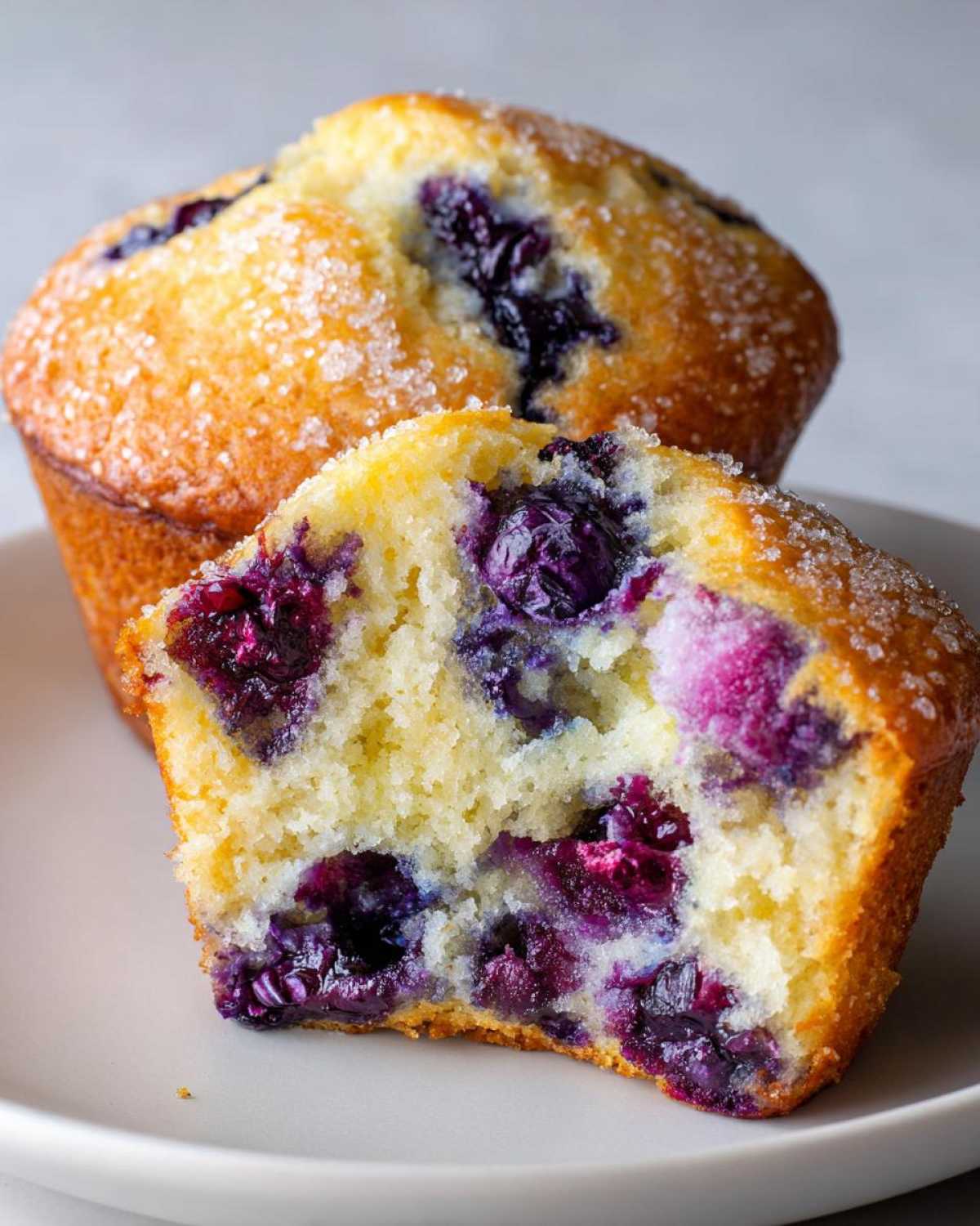 Classic blueberry muffins - detail 3